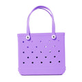 Beach Escape EVA Tote Bag in Lilac - Medium - Koda Store - Free Shipping