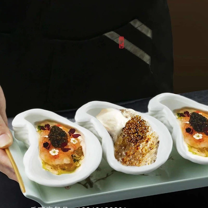 Oyster Shell Seafood Ceramic Serving Dish - Koda Store - Free Shipping