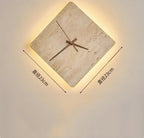 Creative Cave Stone Clock Wall Lamp Bedroom Living Room Background Wall Atmosphere Light Staircase Entrance Hotel Decor Lighting Shop name