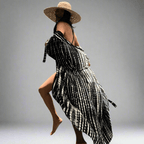 Chloe Tie-Dye Printed Beach Kimono.