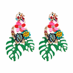 Tropical Rainforest Drop Earrings - Koda Fashion & Decor - Free Shipping