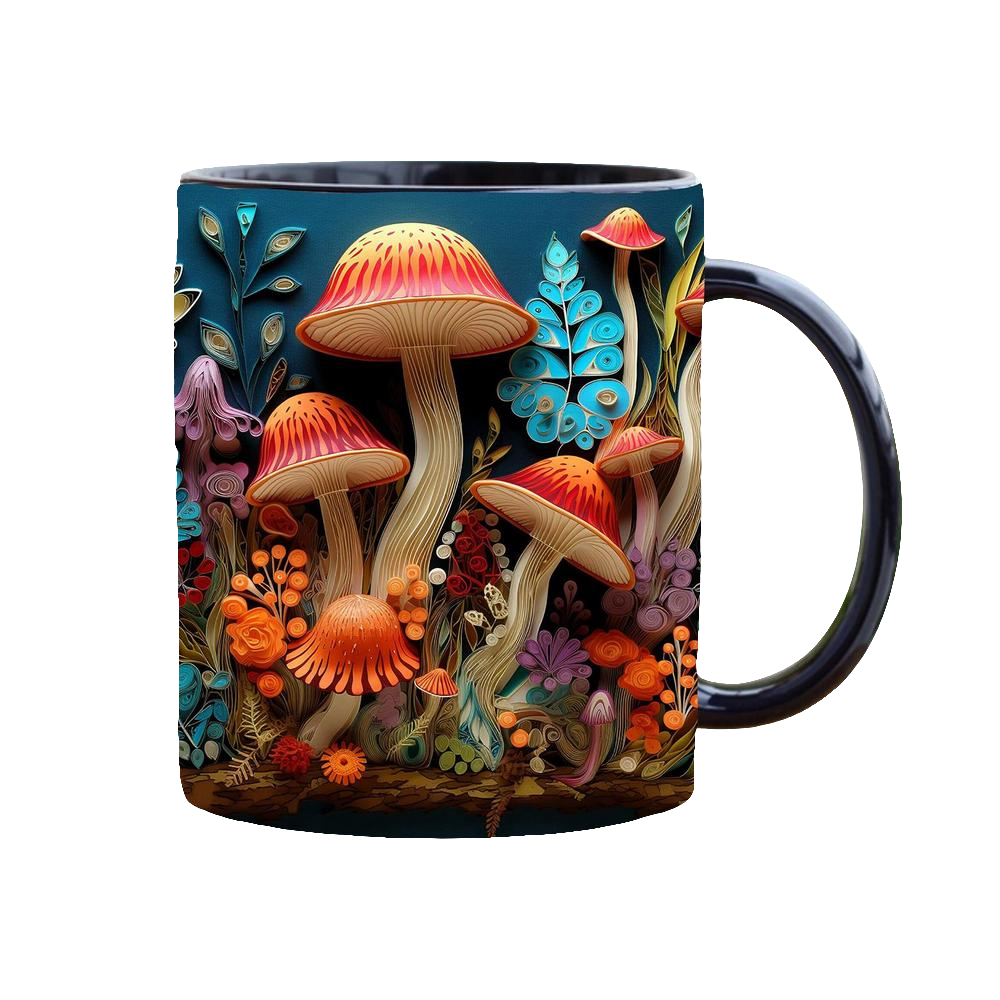 Psychedelic Mushrooms Mug | Cultivated Charm For Your Closet & Crib | Free Global Shipping & 30 Day Returns | Women's apparel, jewellery, bags, eclectic home decor & gifting | Checkout Securely with Afterpay & PayPal.