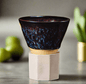 Retro Ceramic Espresso Cup with Base 190ml - Koda Fashion & Decor - Free Shipping