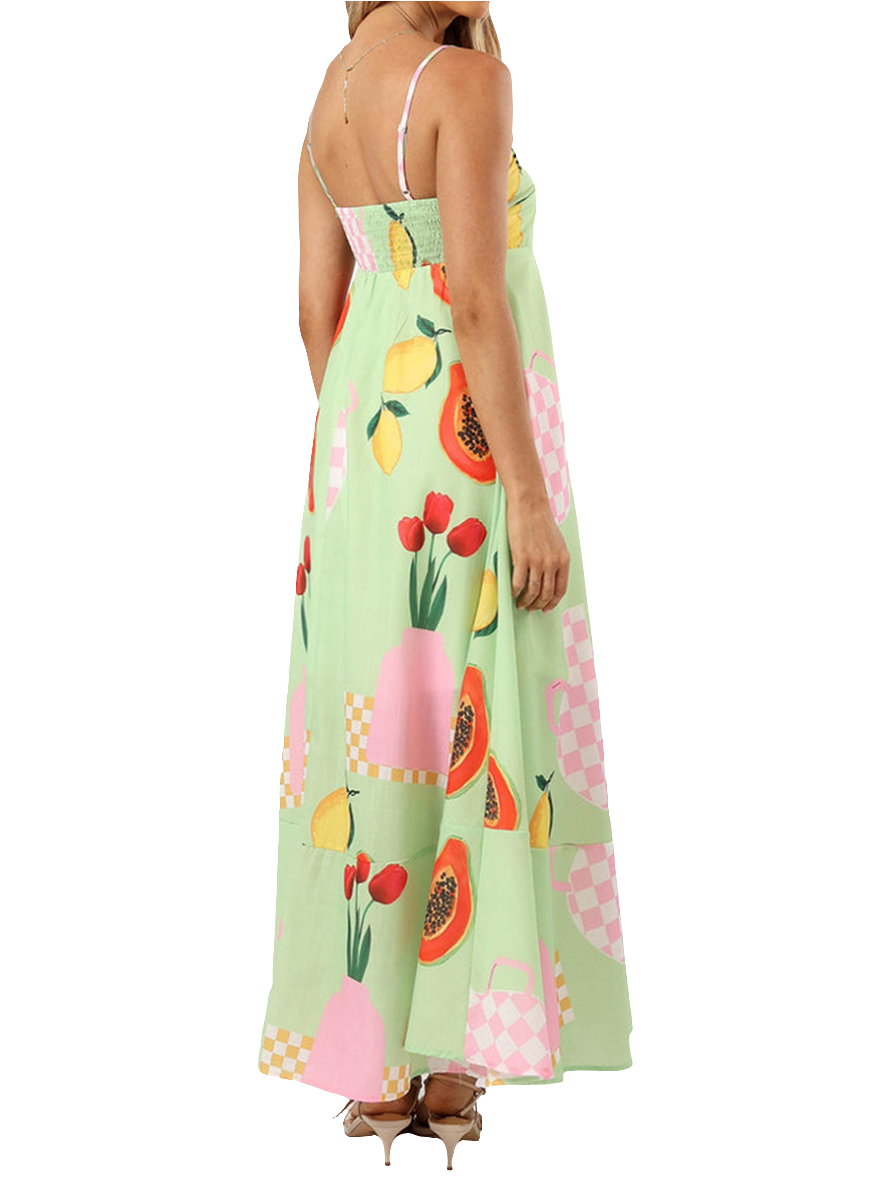 Summertime Vibes Printed Maxi Dress | Cultivated Charm For Your Closet & Crib | Free Global Shipping & 30 Day Returns | Women's apparel, jewellery, bags, eclectic home decor & gifting | Checkout Securely with Afterpay & PayPal.