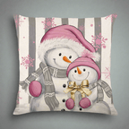Pretty Penguins Christmas Cushion Cover - Koda Fashion & Decor - Free Shipping
