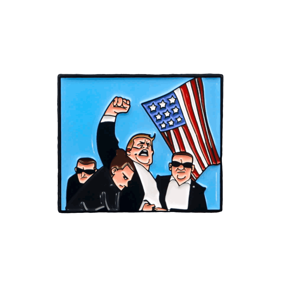 Donald Trump MAGA Make America Great Again Enamel Pin Badge - Koda Store - Free Shipping