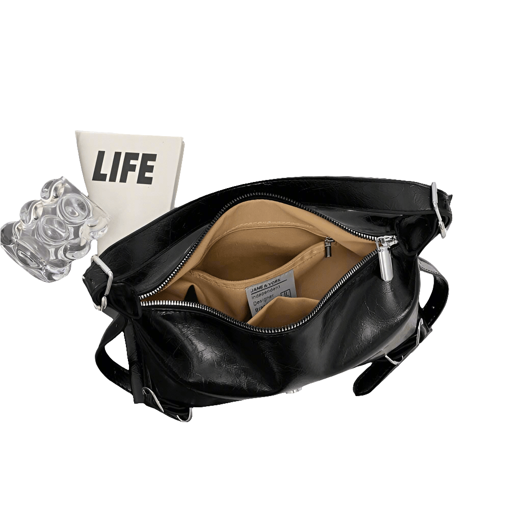 Faux Leather Crossbody Bag - Koda Store