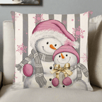 Pretty Penguins Christmas Cushion Cover - Koda Fashion & Decor - Free Shipping