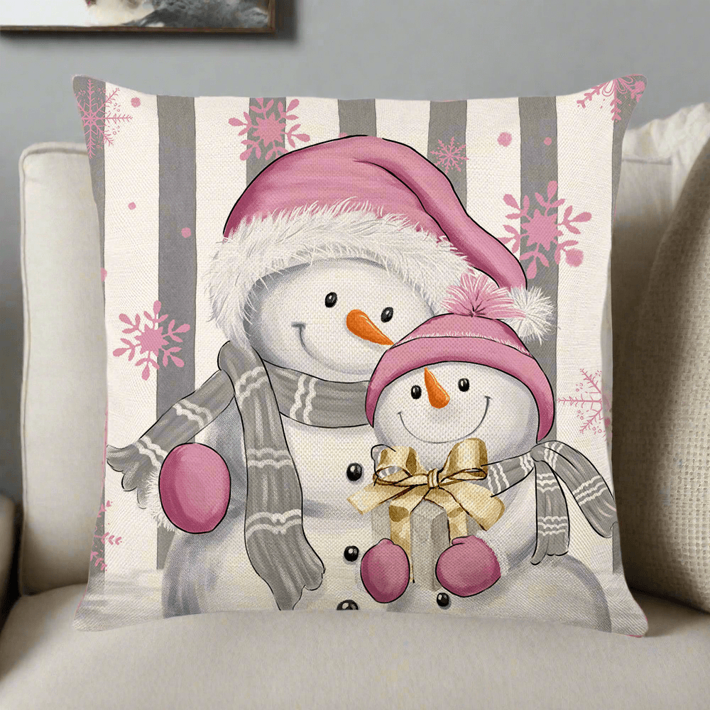 Pretty Penguins Christmas Cushion Cover - Koda Fashion & Decor - Free Shipping