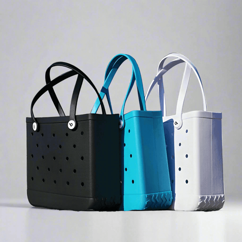Beach Escape EVA Tote Bag in Black - Medium - Koda Store - Free Shipping