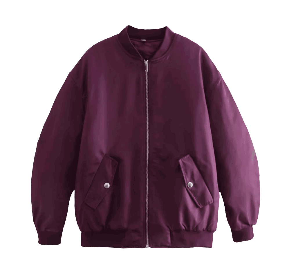 Cara Oversized Vintage Style Bomber Jacket - Koda Store