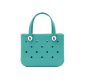 Beach Escape EVA Tote Bag in Turquoise - Mini - Koda Store - Free Shipping