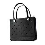 Premium Waterproof EVA Beach Tote Bag - Medium Koda Tote Bag- Black - Koda Store