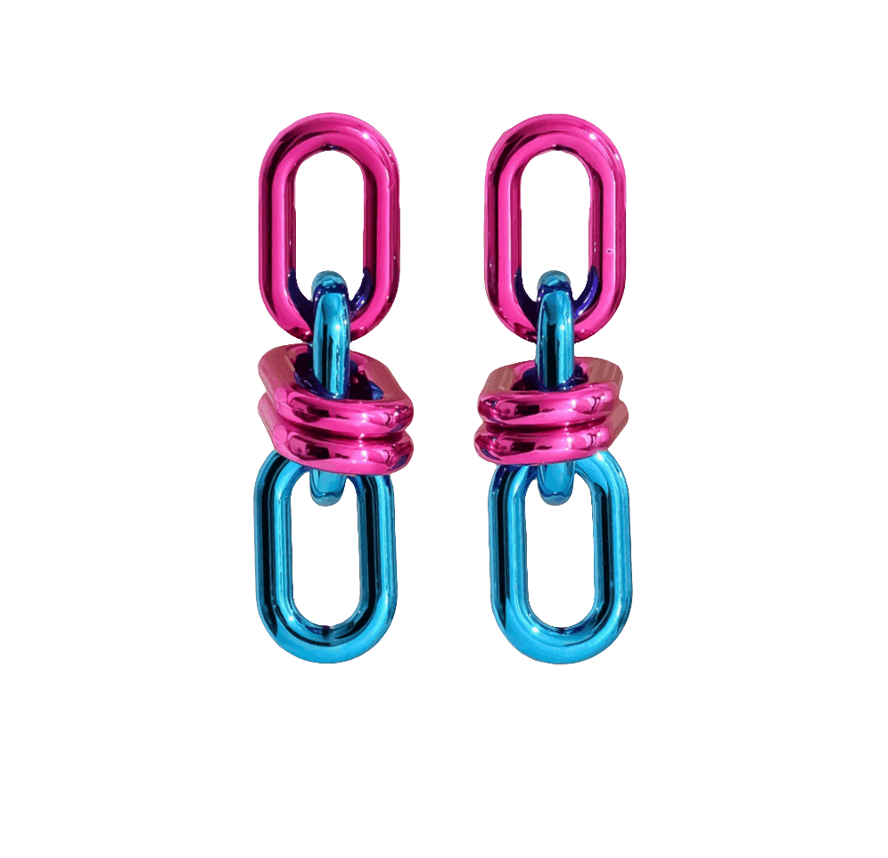 Metallic Chain Drop Earrings - Koda Fashion & Decor - Free Shipping
