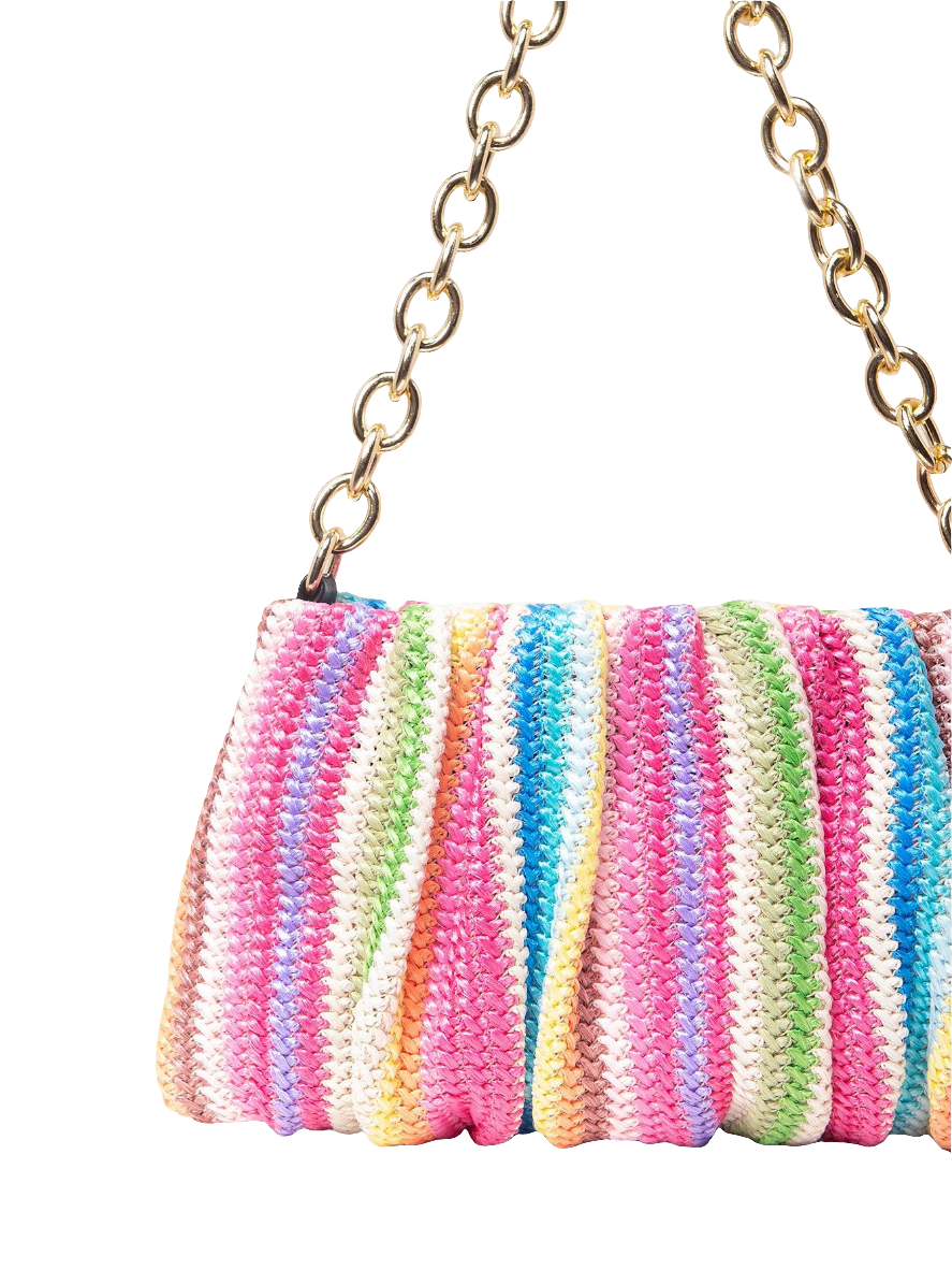 Lila Ruched Rainbow Handbag - Koda Store