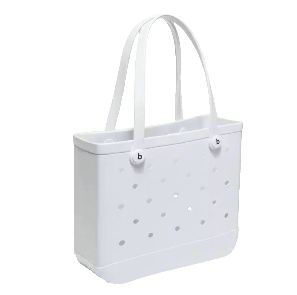 White Waterproof EVA Beach Bag - Medium