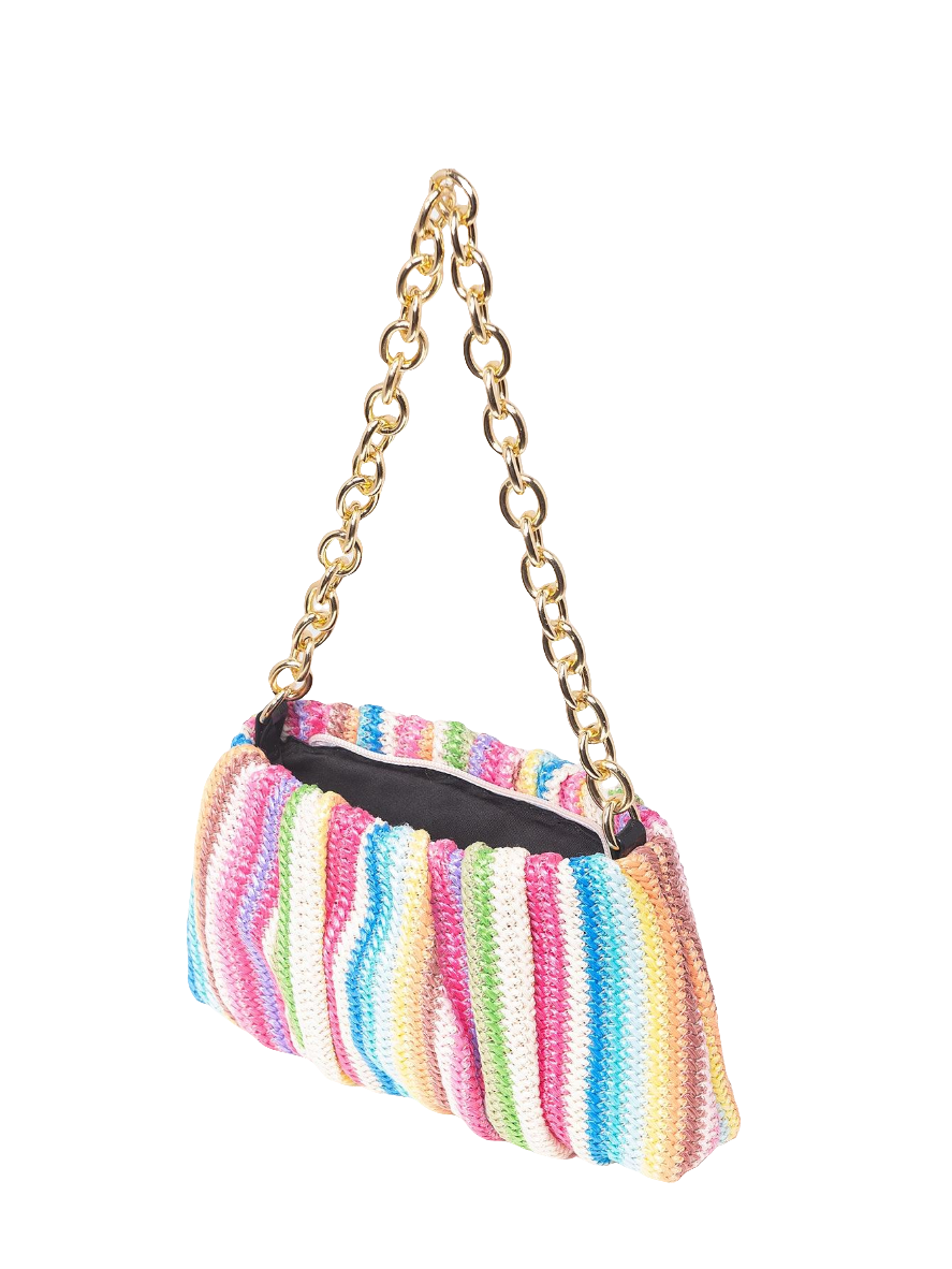 Lila Ruched Rainbow Handbag - Koda Store