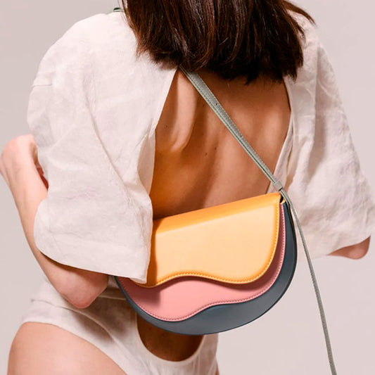 Wave Crossbody Saddle Bag - Caramel Koda Fashion & Decor