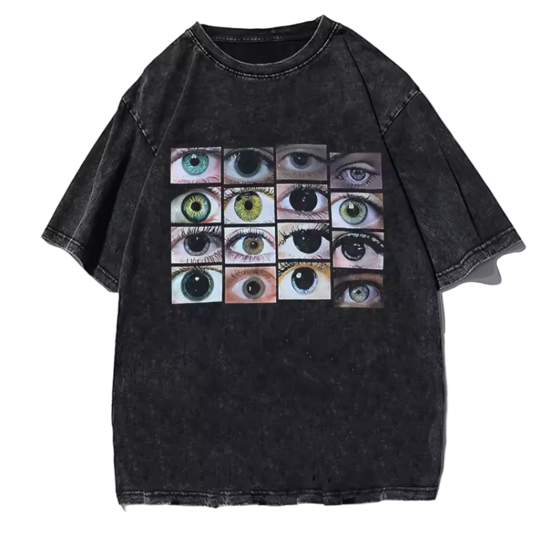 Eyes of Humanity Retro Graphic Tee