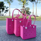 Beach Escape EVA Tote Bag in Rose - Medium - Koda Store - Free Shipping