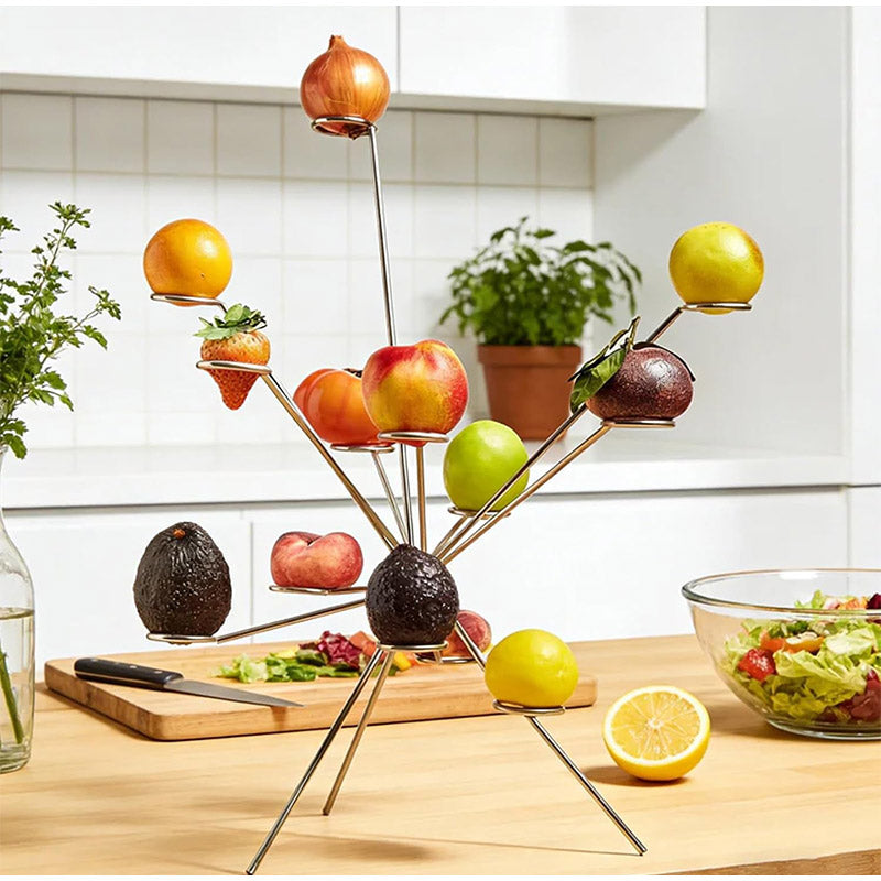 Fruit Bowl Explosion Stand – Fresh Produce Display Rack