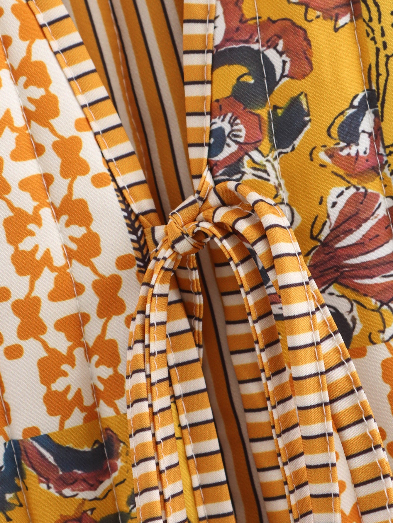 Retro Quilted Patchwork Print Vest - Autumn Shop name
