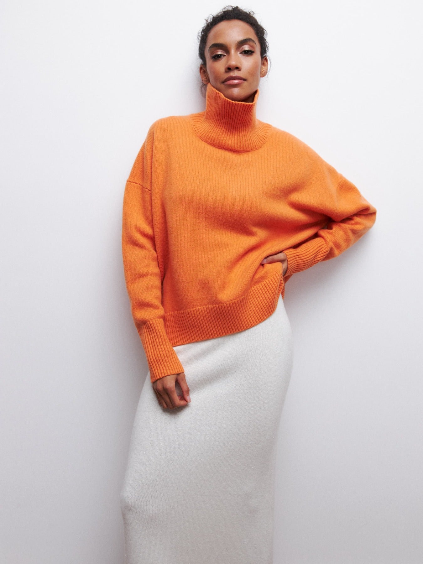 Lima Oversized Knit Turtleneck Sweater Shop name