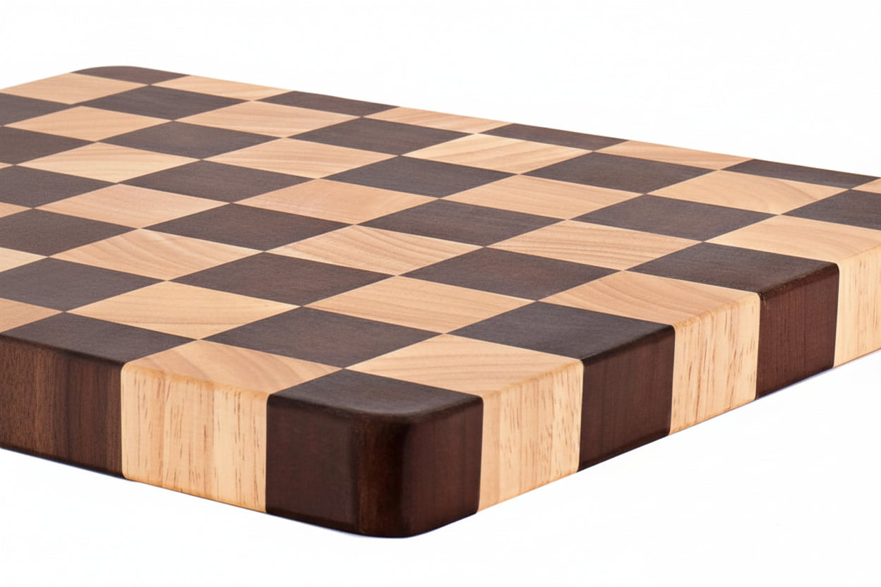 Checkerboard Wooden Cutting Board