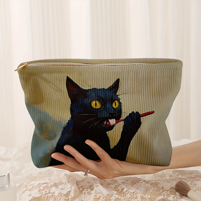 Bathroom Bandit – Black Cat Toiletry Travel Bag Shop name