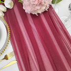 Whimsical Sheer Silk Chiffon Seamless Draping Table Runner - KODA STORE | Fashion x Homewares