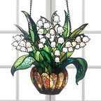 Lily of the Valley Stained Glass Suncatcher Shop name