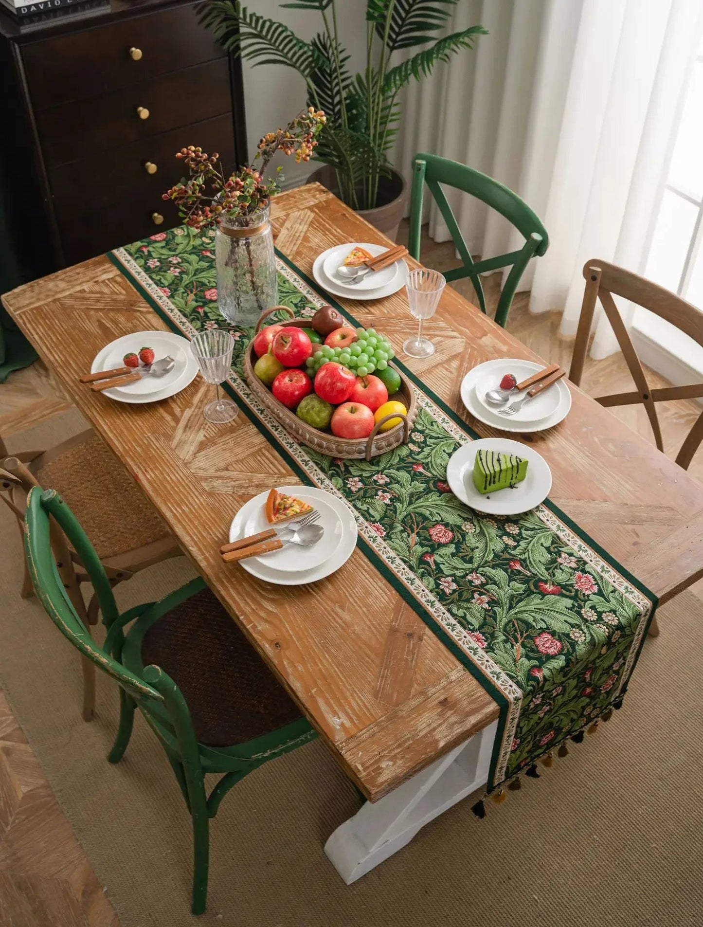 Wild & Woven Table Runner Shop name