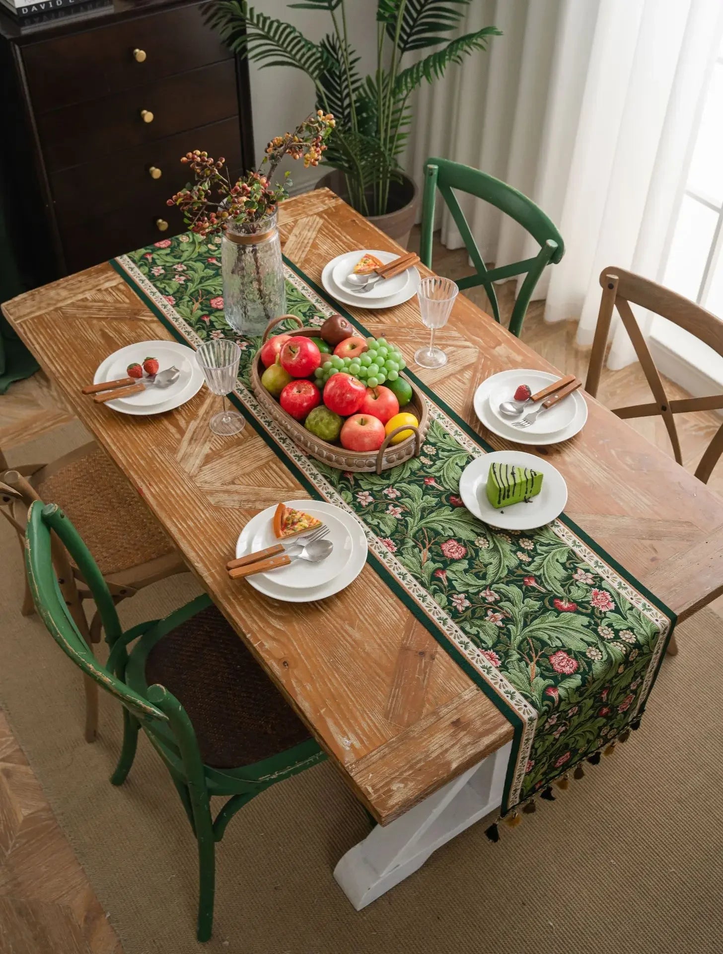 Wild & Woven Table Runner Shop name