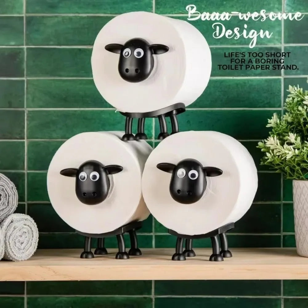 Stackable Sheep Toilet Paper Holder