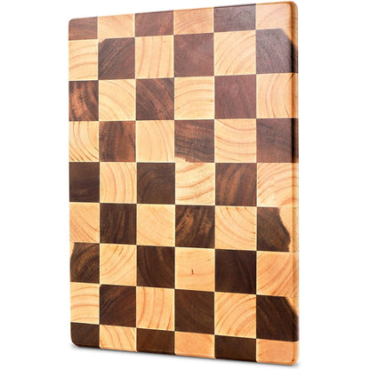 Checkerboard Wooden Cutting Board
