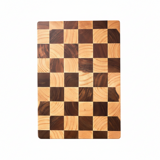 Checkerboard Wooden Cutting Board