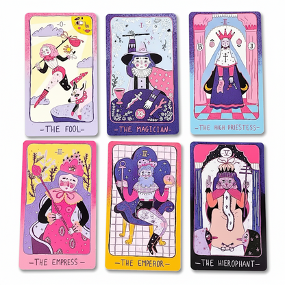 Pastel Prism Tarot Deck – 78‑Card Pastel Tarot Set