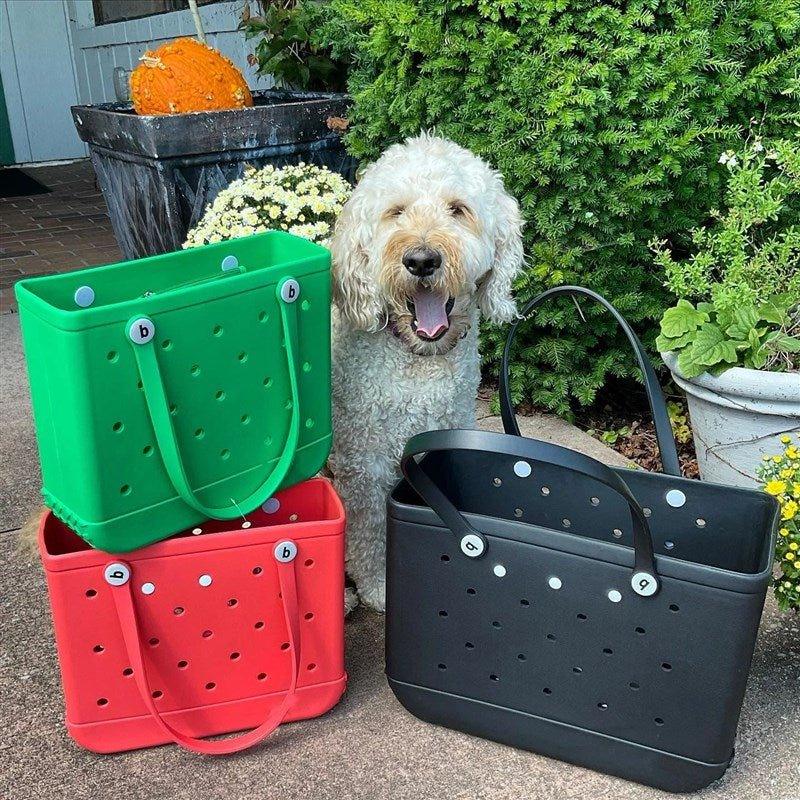 Black Waterproof EVA Beach Bag XL - Koda Fashion & Decor - Free Shipping