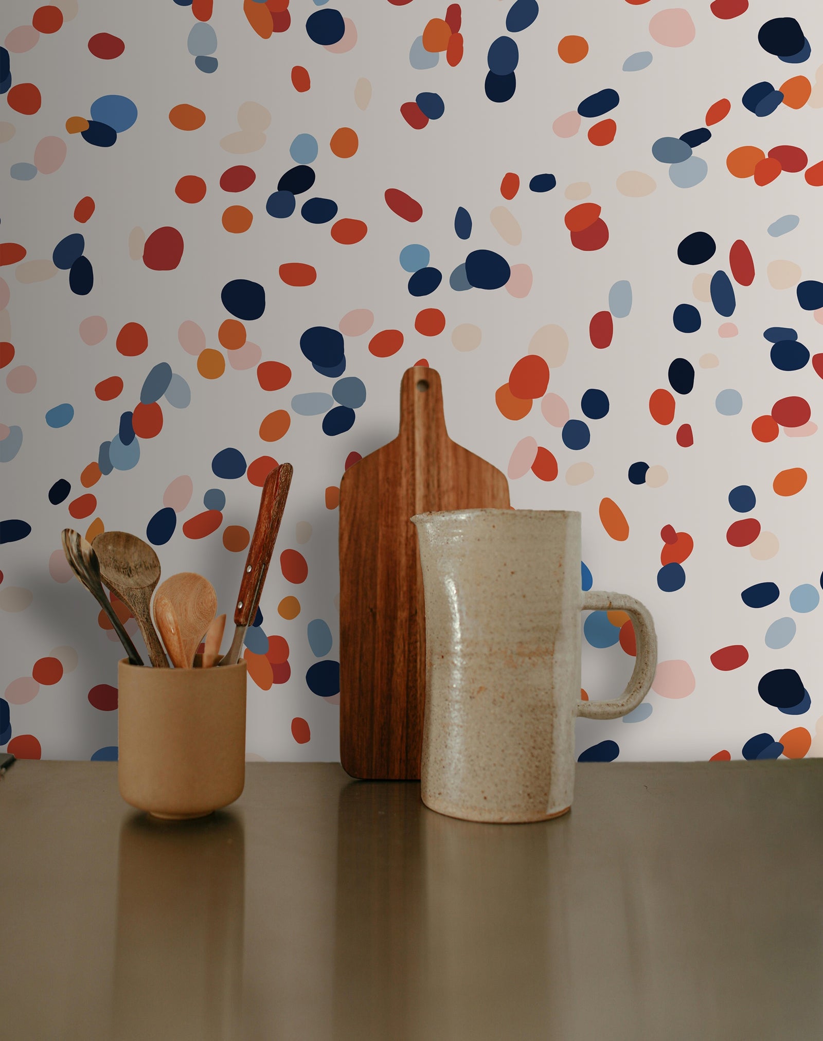 Speckled Polka Dot Self-Adhesive Wallpaper - Peel & Stick