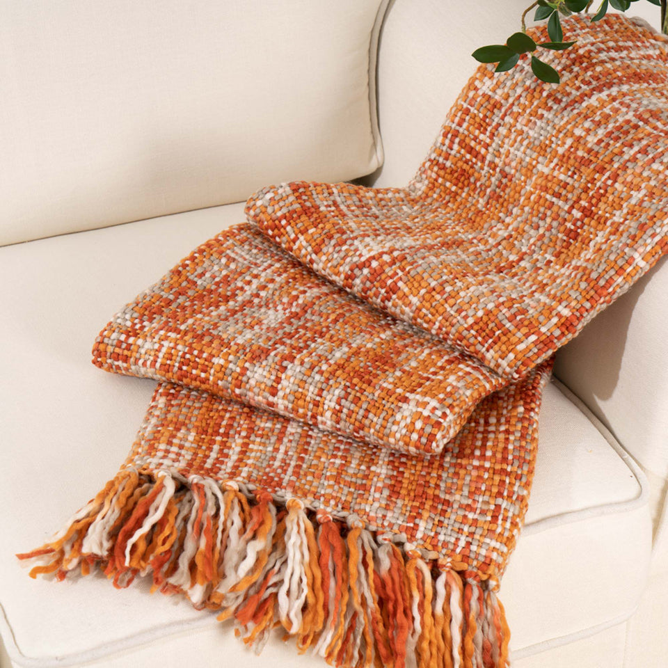 Crawford Tassel Knit Throw Blanket Shop name