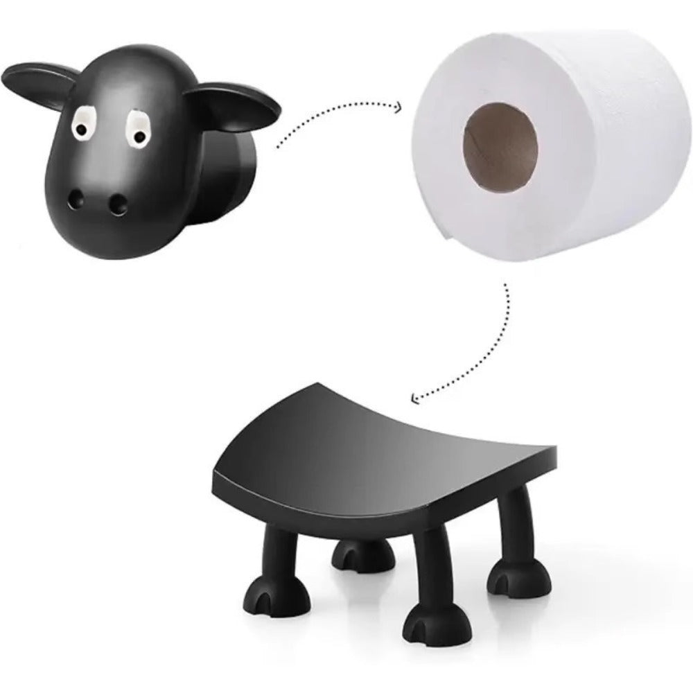 Stackable Sheep Toilet Paper Holder