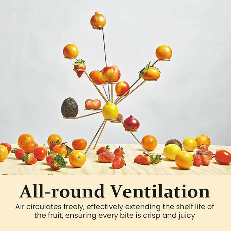 Fruit Bowl Explosion Stand – Fresh Produce Display Rack
