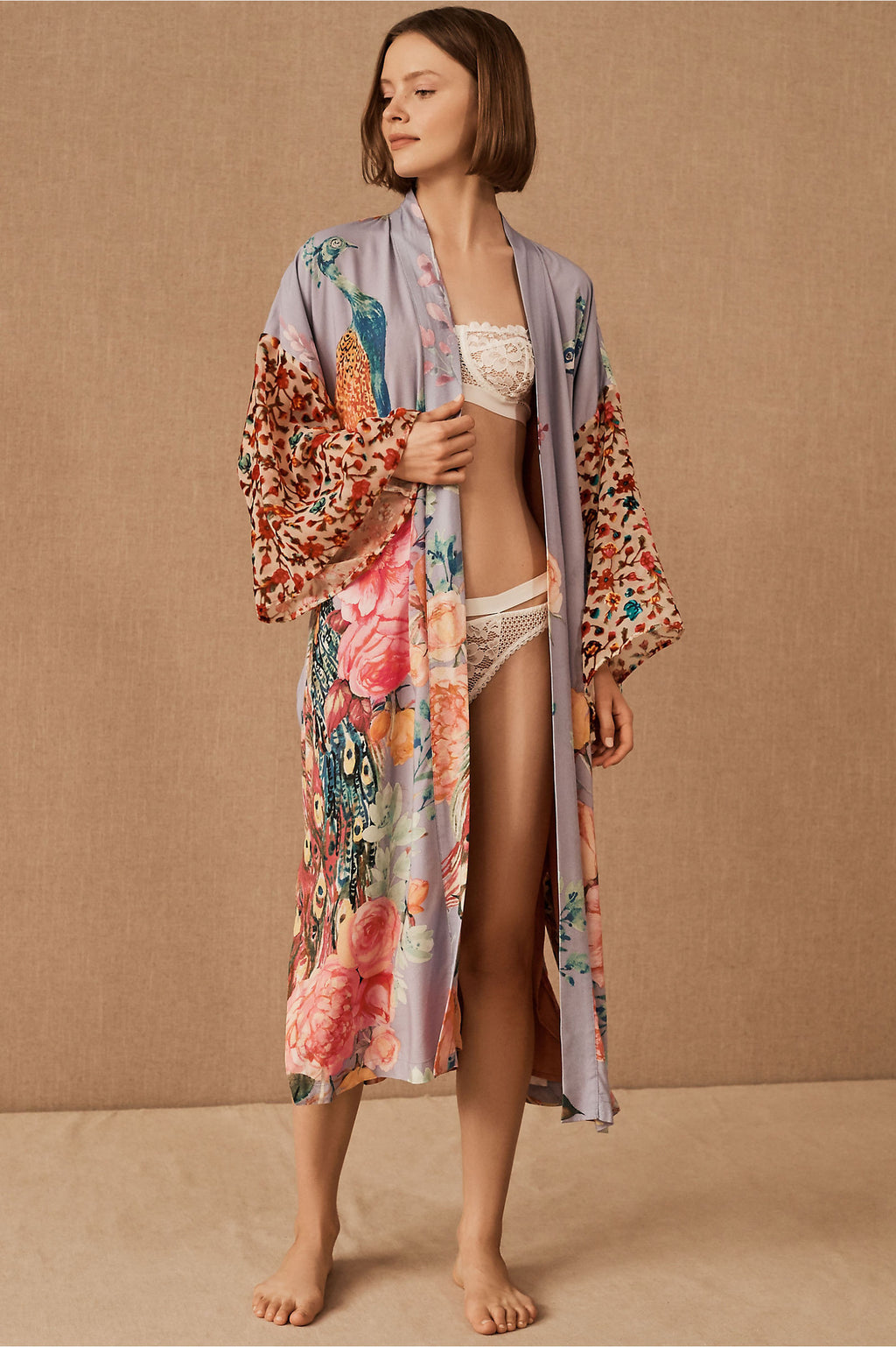 Peacock Reverie Kimono Gown - KODA STORE | Fashion x Homewares