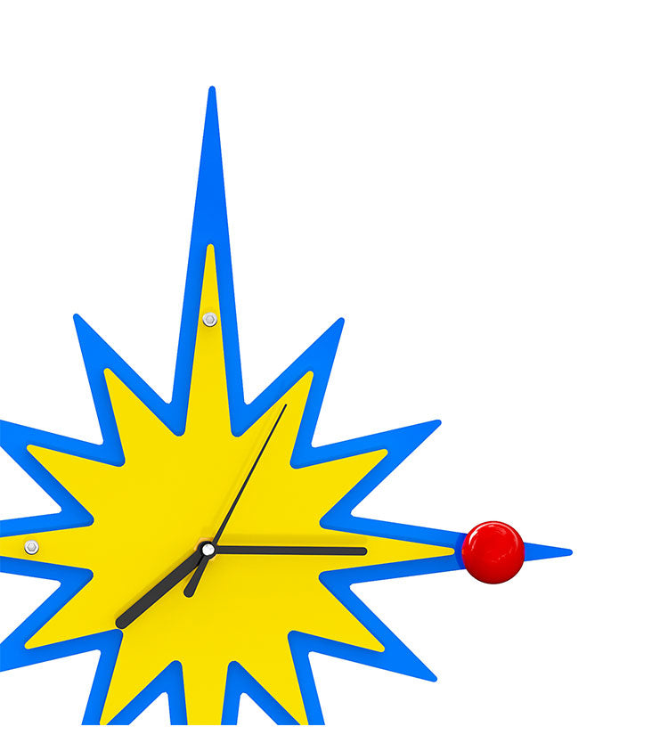 Electric Star Wall Clock