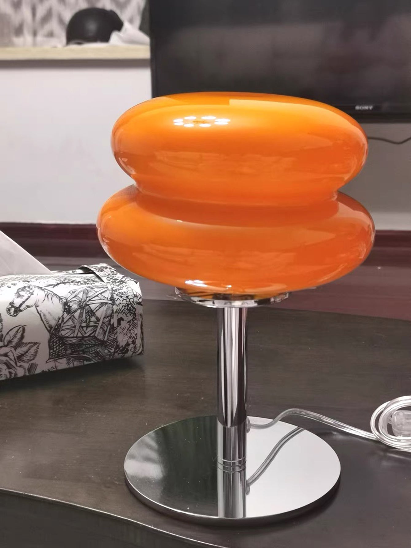 Bauhaus Macaron Dimmable Table Lamp - Orange - Koda Store - Free Shipping