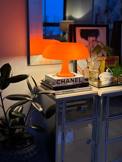 Nesso Art Deco Mushroom Lamp - Orange | Dimmable - Koda Store - Free Shipping