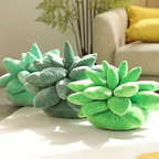 SuccuSnuggle Botanical Throw Pillow - Succulent-Inspired Plant Decor Shop name