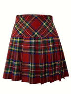 Totally Tartan Pleated Mini Skirt Shop name