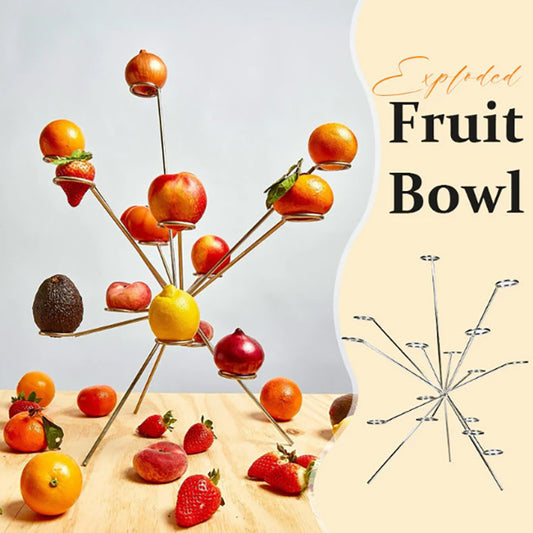Fruit Bowl Explosion Stand – Fresh Produce Display Rack