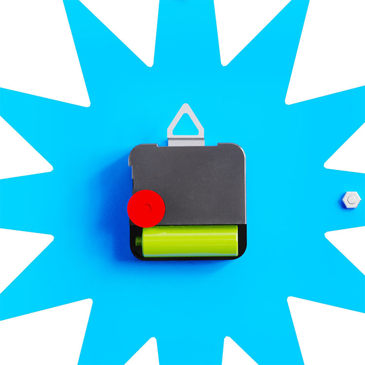 Electric Star Wall Clock